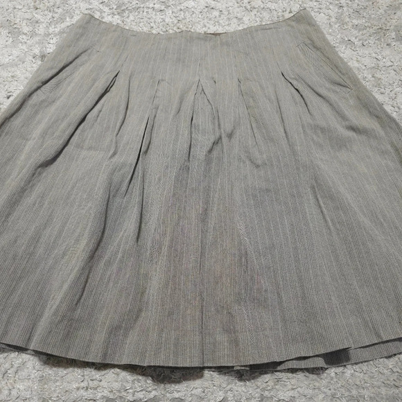 CABI Liverpool A-line Pleated Riding Skirt Style 202, 95% Cotton, Academia, 12 - Picture 2 of 16